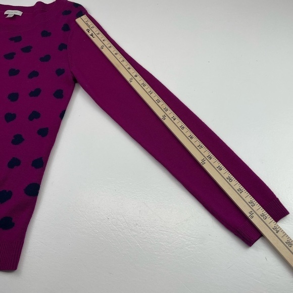 Garnet Hill Sweater Women Size Small round neck size small 100% Wool Pullover - Picture 7 of 9